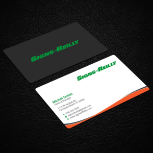 Business Card Design by Right_D for Signs of Reilly | Design: #16690782