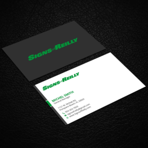 Business Card Design by Right_D for Signs of Reilly | Design: #16691838