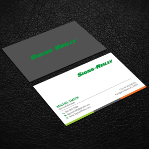 Business Card Design by Right_D for Signs of Reilly | Design: #16693589