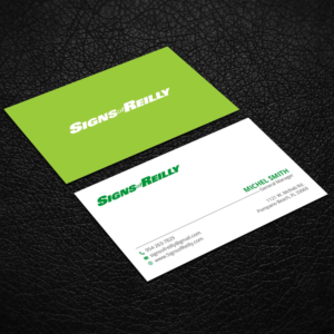 Business Card Design by Right_D for Signs of Reilly | Design: #16693590