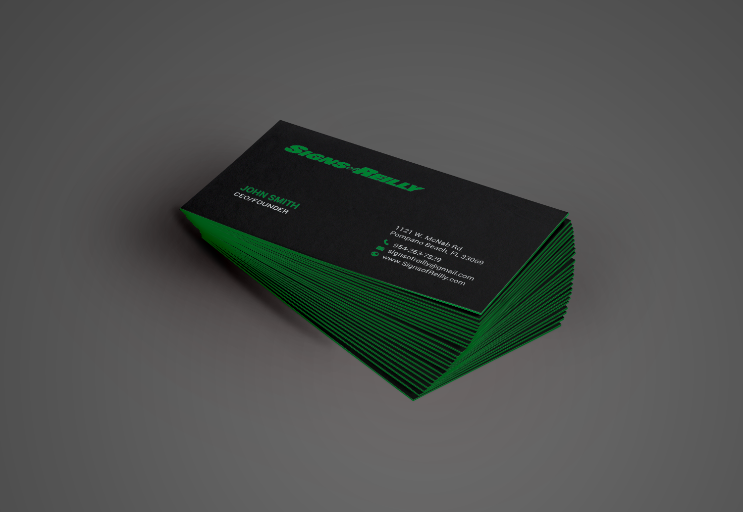 Business Card Design by chandrayaan.creative for Signs of Reilly | Design #16695770
