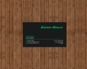Visitenkarten-Design von chandrayaan.creative für Signs of Reilly | Design: #16695818