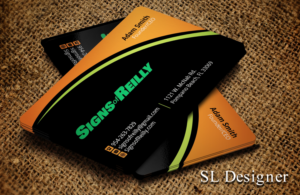 Business Card Design by SL Designer for Signs of Reilly | Design: #16689659