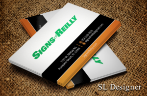 Business Card Design by SL Designer for Signs of Reilly | Design: #16689661