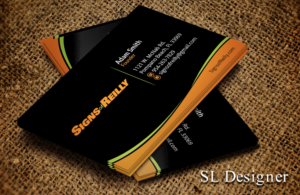 Business Card Design by SL Designer for Signs of Reilly | Design: #16689675