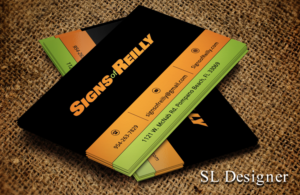 Business Card Design by SL Designer for Signs of Reilly | Design: #16689676