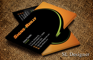 Signs of Reilly business card design | Visitenkarten-Design von SL Designer