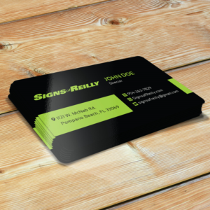 Business Card Design by Creative Jiniya for Signs of Reilly | Design: #16691061