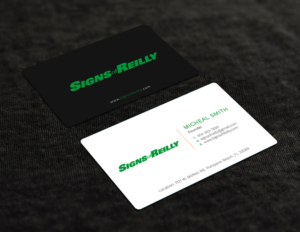 Business Card Design by Graphic Flame for Signs of Reilly | Design: #16692147