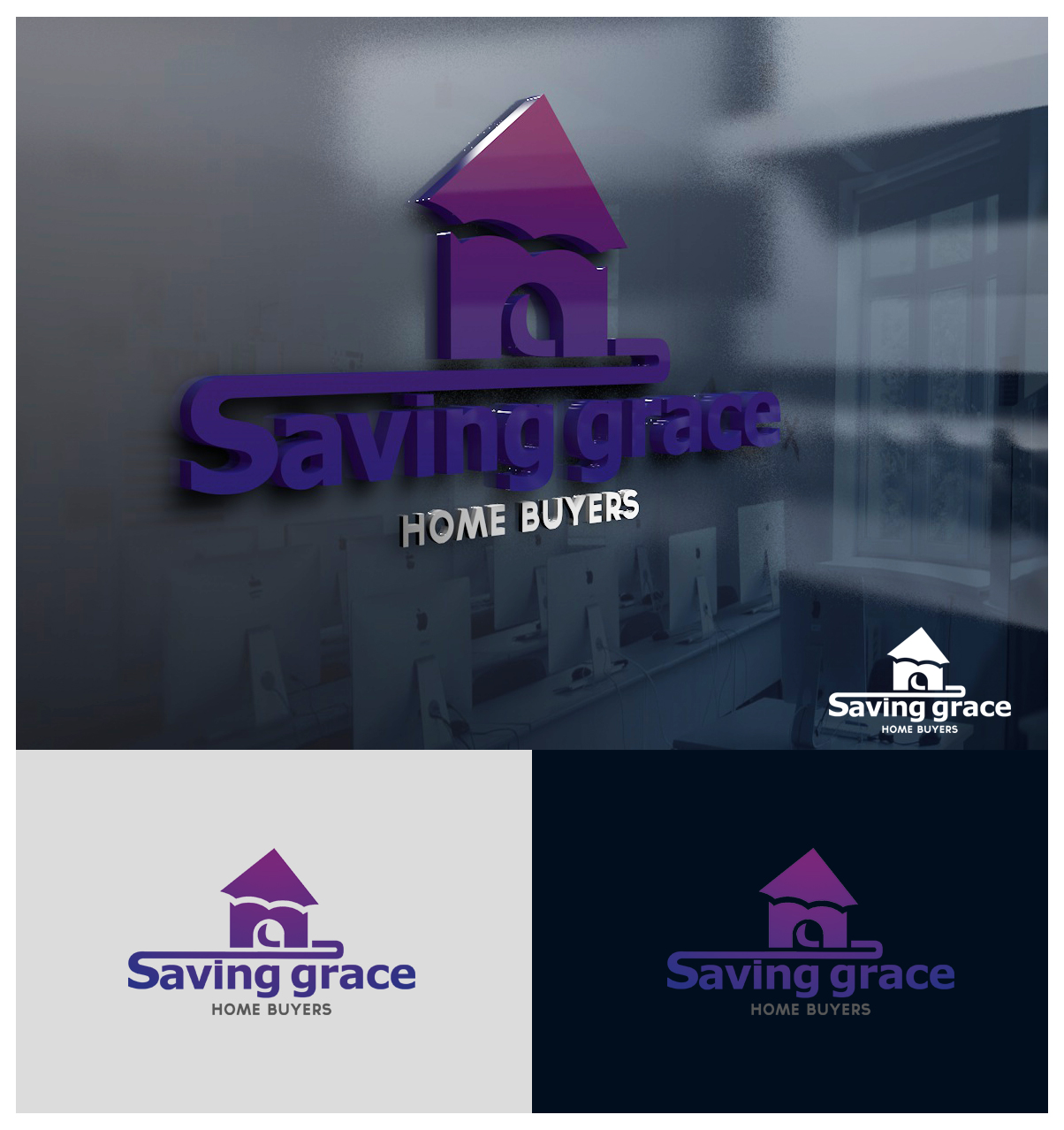Logo Design by Faxri Huseynov for Saving Grace Home Buyers LLC | Design #16740726