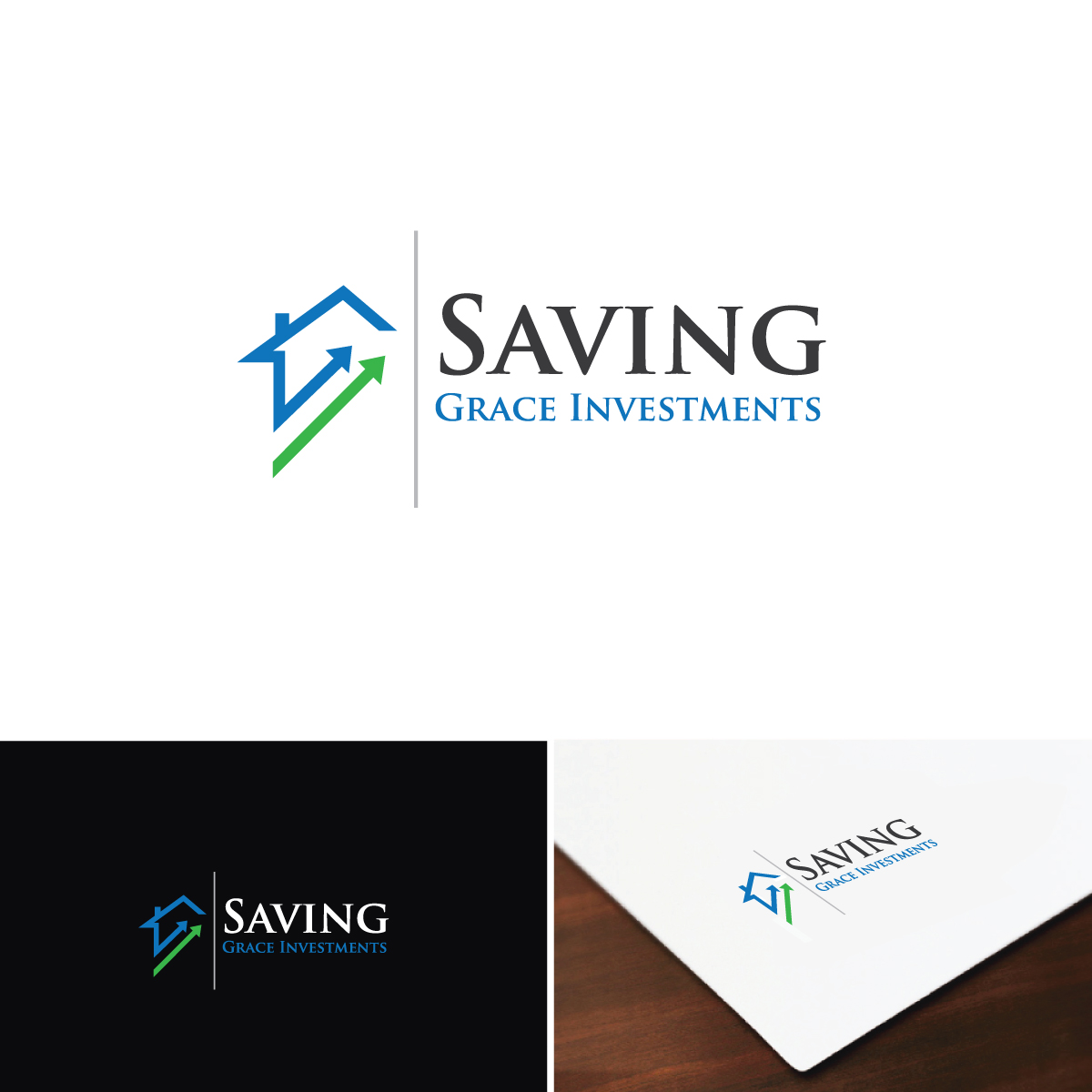 Logo Design by e-graphics for Saving Grace Home Buyers LLC | Design #16706322