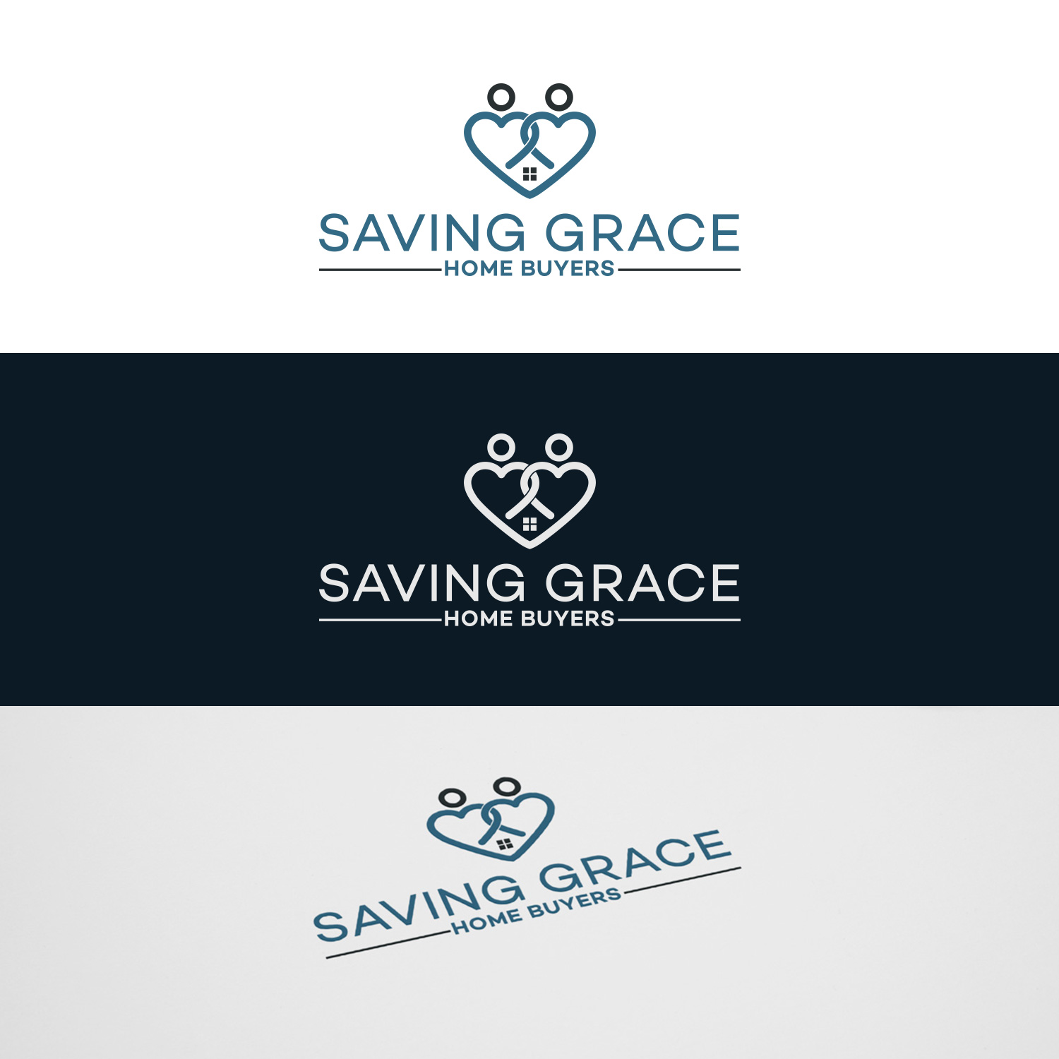 Logo-Design von DesignDUO für Saving Grace Home Buyers LLC | Design #16808639