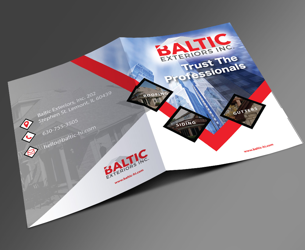 Brochure Design by designgreen for Baltic Exteriors | Design #16710958