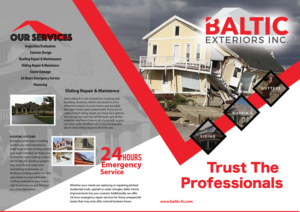 Brochure Design by designgreen for Baltic Exteriors | Design: #16722420