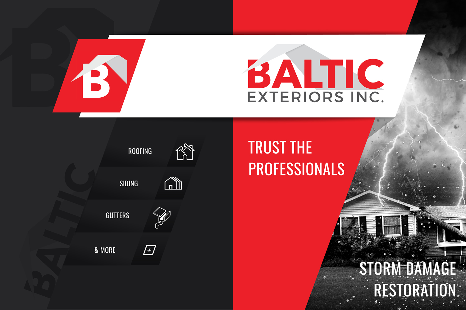 Brochure Design by Sbss for Baltic Exteriors | Design #16847297