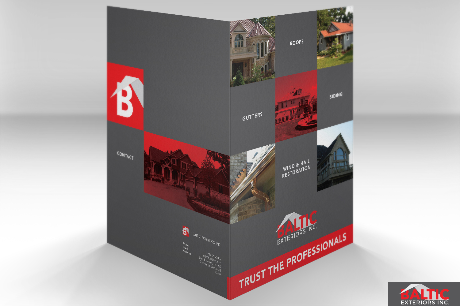 Brochure Design by Abdul Haseeb for Baltic Exteriors | Design #16730827