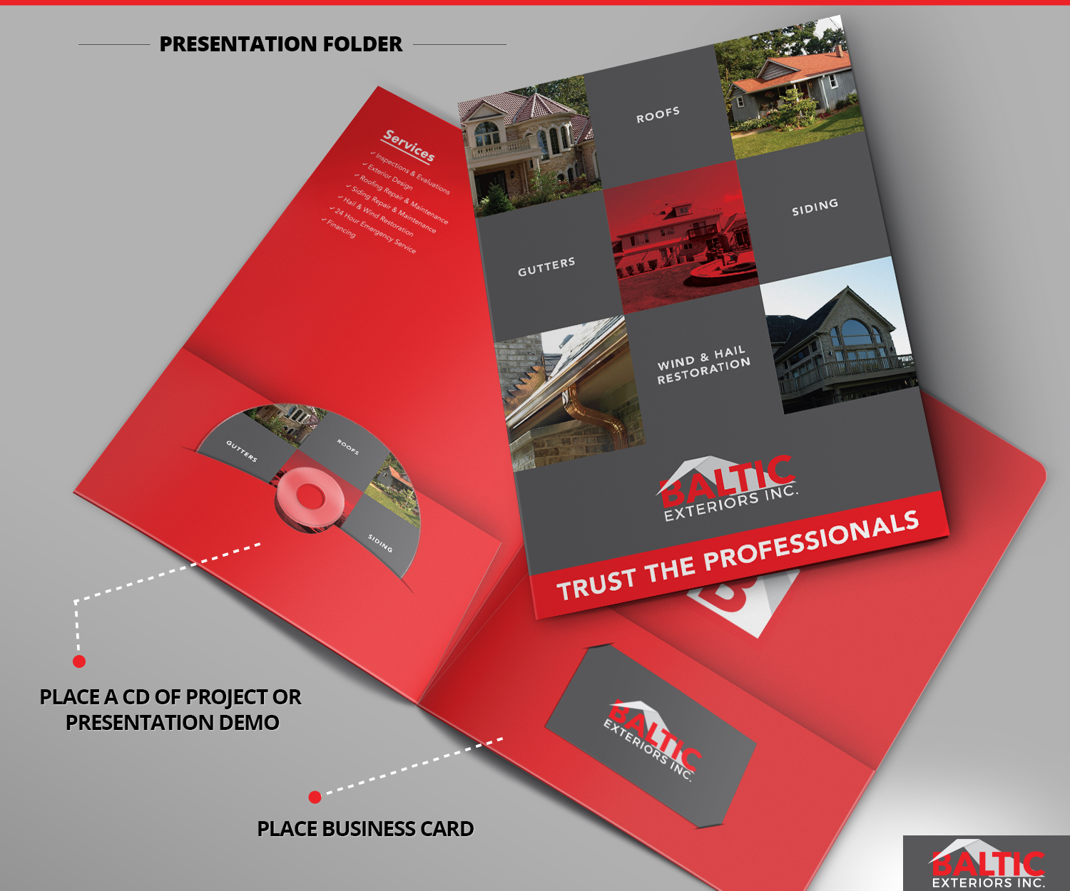 Brochure Design by Abdul Haseeb for Baltic Exteriors | Design #16730829