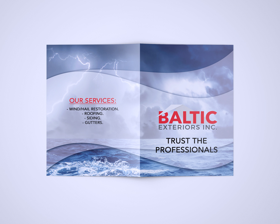 Brochure Design by riazuddinrony for Baltic Exteriors | Design #16707038