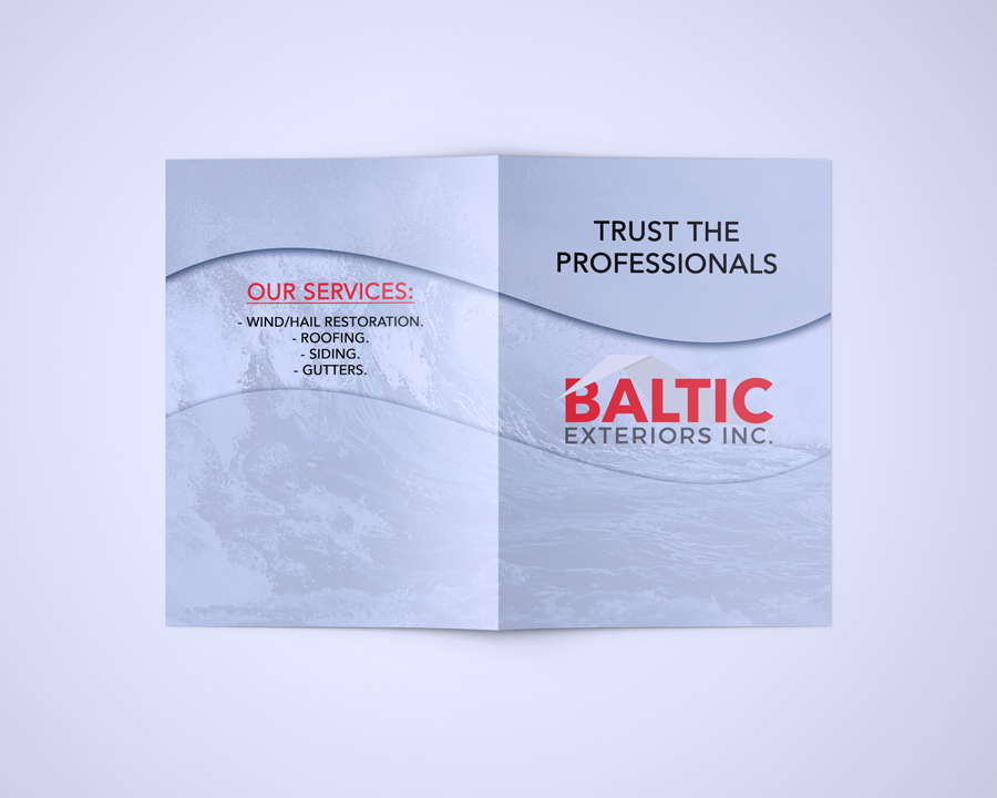 Brochure Design by riazuddinrony for Baltic Exteriors | Design #16707052