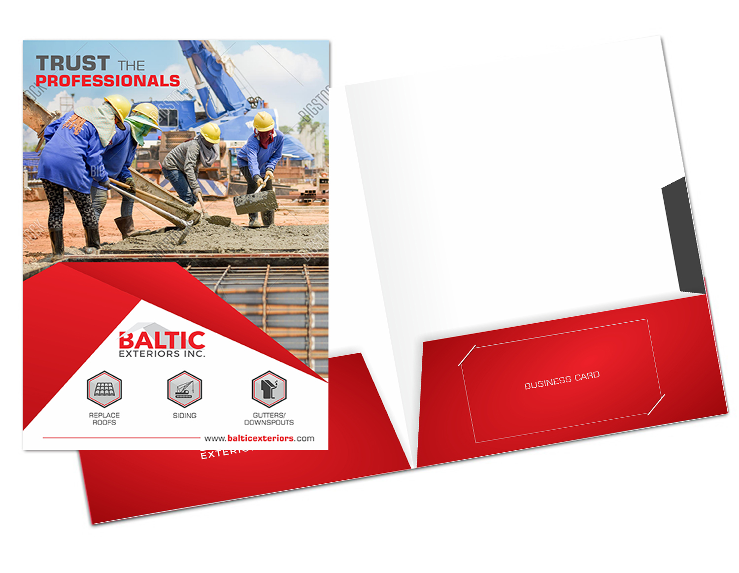 Brochure Design by ecorokerz for Baltic Exteriors | Design #16693162