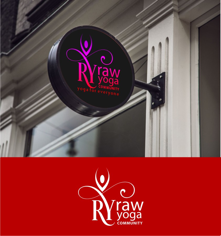 Logo Design by creative.bugs for Raw Yoga Community | Design #16723828
