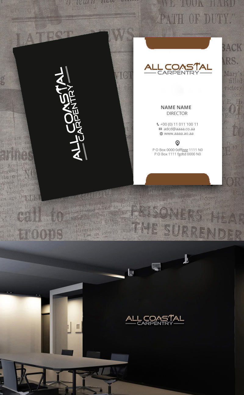 Logo Design by zebronicgraphic for all coastal carpentry | Design #16713078