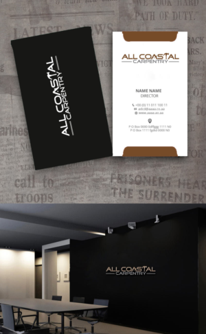 Diseño de Logo por zebronicgraphic para all coastal carpentry | Diseño: #16713078