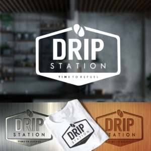 Drip station, Tagline is either Don't run on empty or Time to refuel. | Logo Design by TRHZ