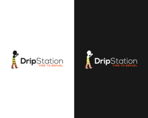 Drip station, Tagline is either Don't run on empty or Time to refuel. | Logo Design by MrBranding