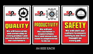 Business Goals Posters for display within company office and factory.  | Poster-Design von NILDesigns