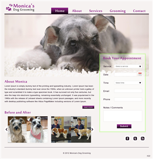Web Design by pb for this project | Design: #613667