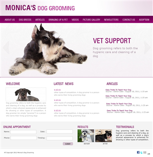 Web Design by pb for this project | Design: #615174