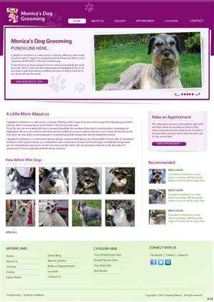 Web Design by pb for this project | Design: #615176