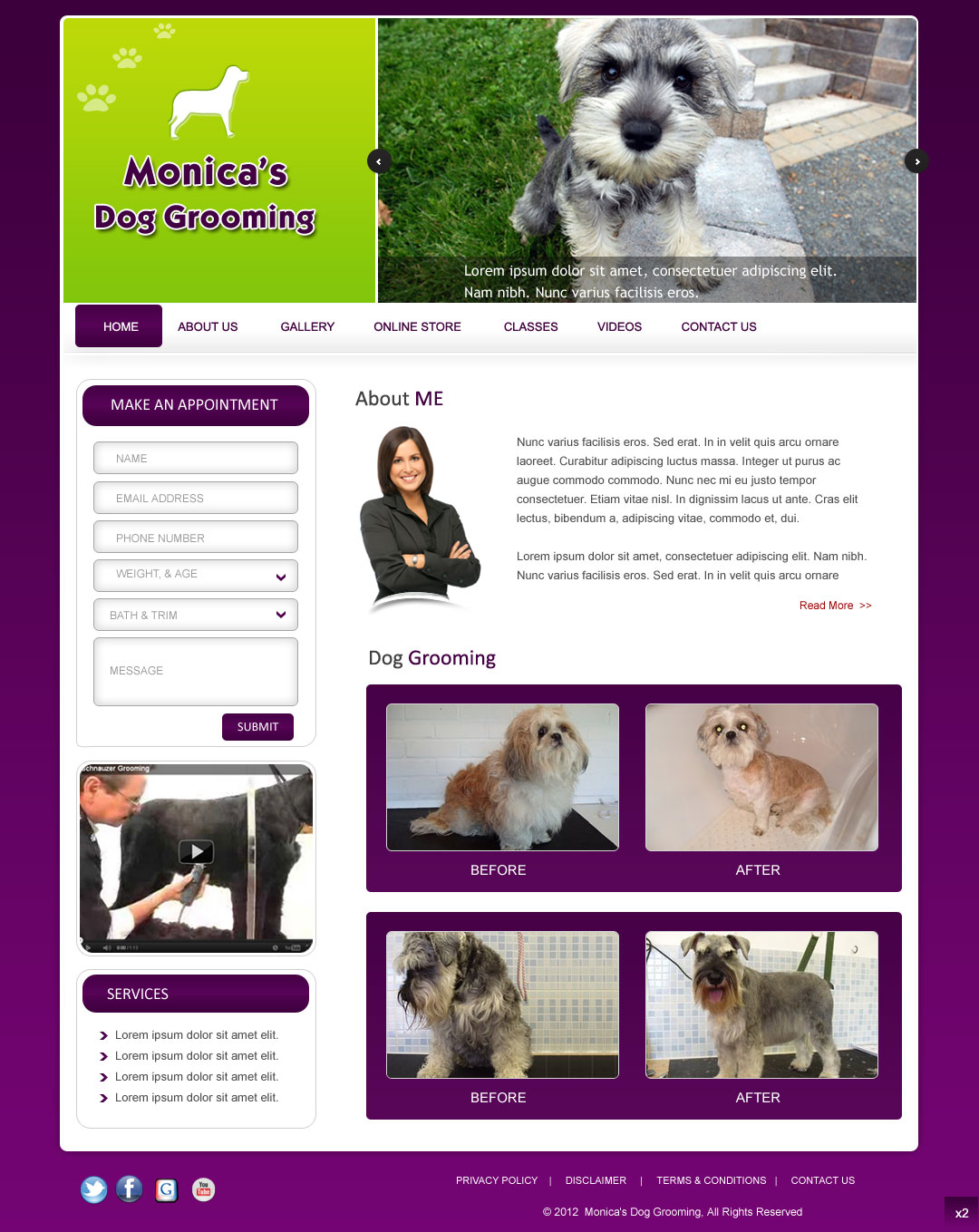 Web Design by pb for this project | Design #615177