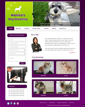 Web Design by pb for this project | Design: #615177