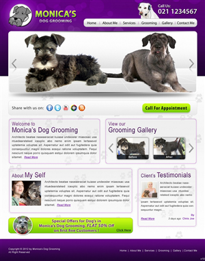 Web Design by pb for this project | Design: #616130