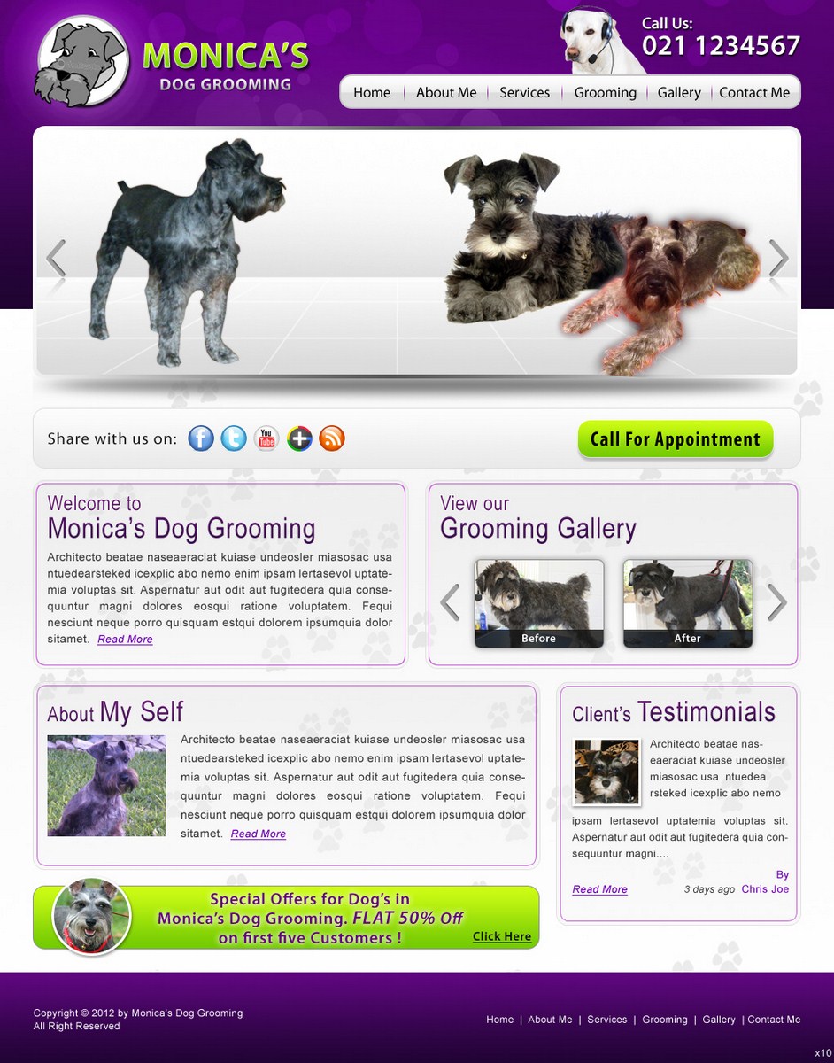 Web Design by pb for this project | Design: #620440