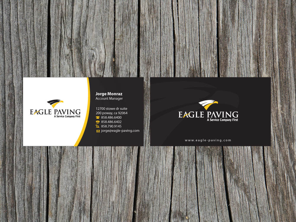 Design de Carte de Visite par Priyo Subarkah pour Eagle Paving | Design #610939