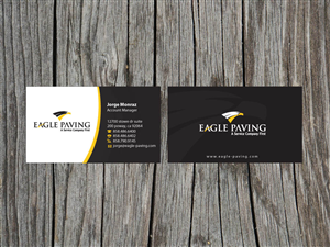 Business Card Design by Priyo Subarkah for Eagle Paving | Design #610939
