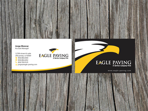 Business Card Design by Priyo Subarkah for Eagle Paving | Design: #610960