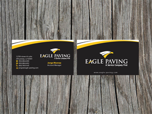 Business Card Design by Priyo Subarkah for Eagle Paving | Design: #610980