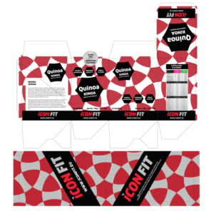 Box and sachet for sports nutrition products.   | Packaging Design by Javelin Studio