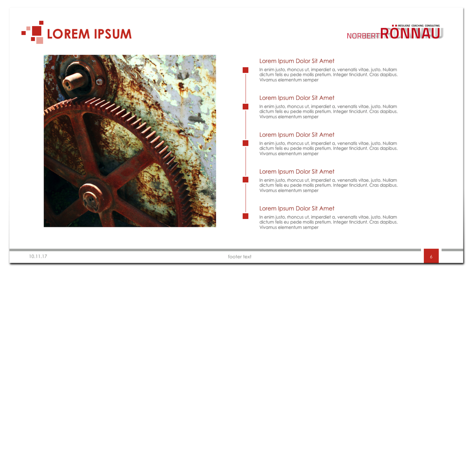 Design de PowerPoint par StonyDog Design pour Resilienz - Coaching - Consulting | Design #16740416