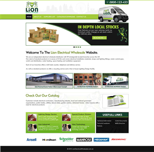 Electrical Wholesaler Needs a New Website | WordPress-Design von TechWise