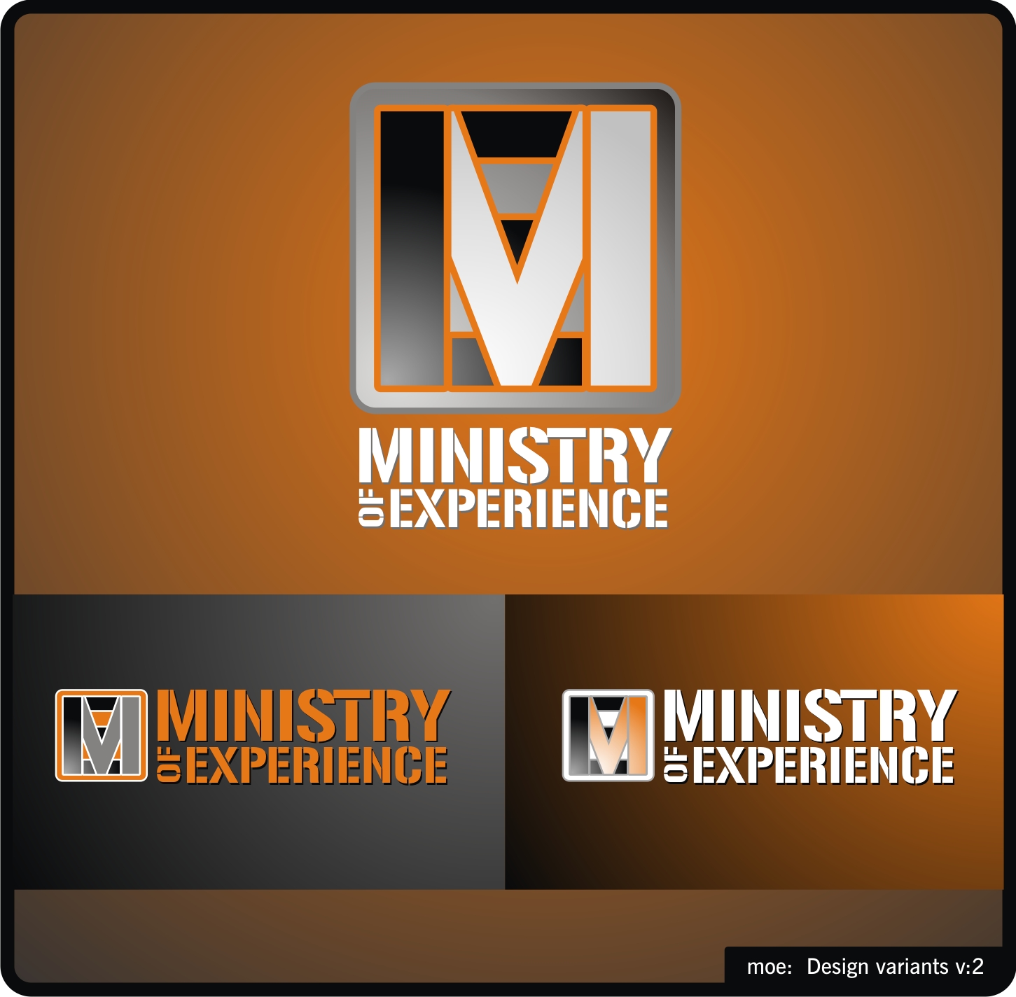 Logo Design by Anton@Lehnz for Ministry of Experience  | Design #42219
