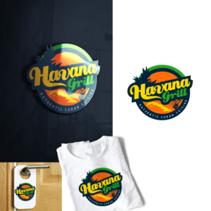 HavanaGrill “Authentic Cuban Cuisine” | Logo Design by TRHZ