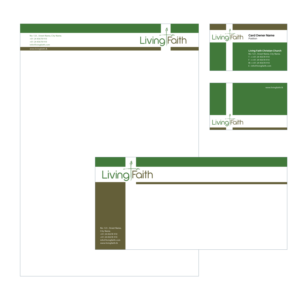 Living Faith Christian Church needs a new Business Card/Letterhead Suite | Stationery Design by chathurasoori