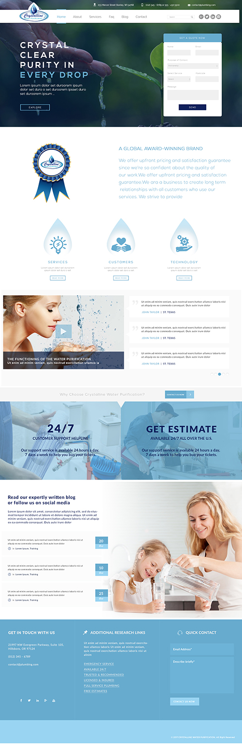 Web Design by designgreen for this project | Design #16793770