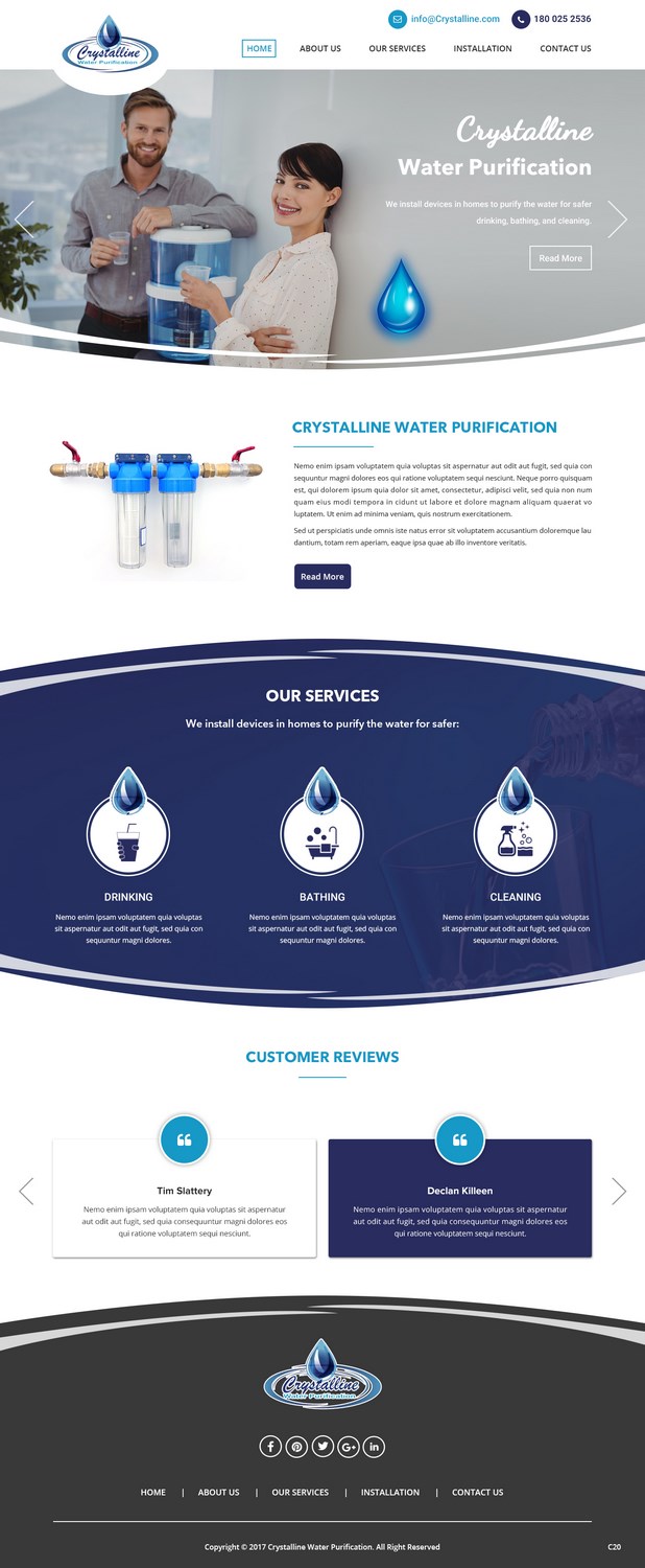 Web Design by pb for this project | Design #16786133