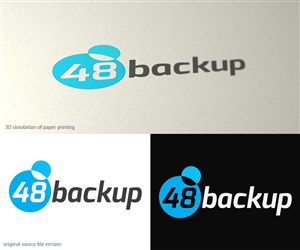 48backup | Logo-Design von Anthony